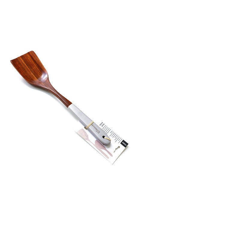 Simple Teak Lacquer Colorful Kitchen Utensils Soup Spoon Vegetable Shovel