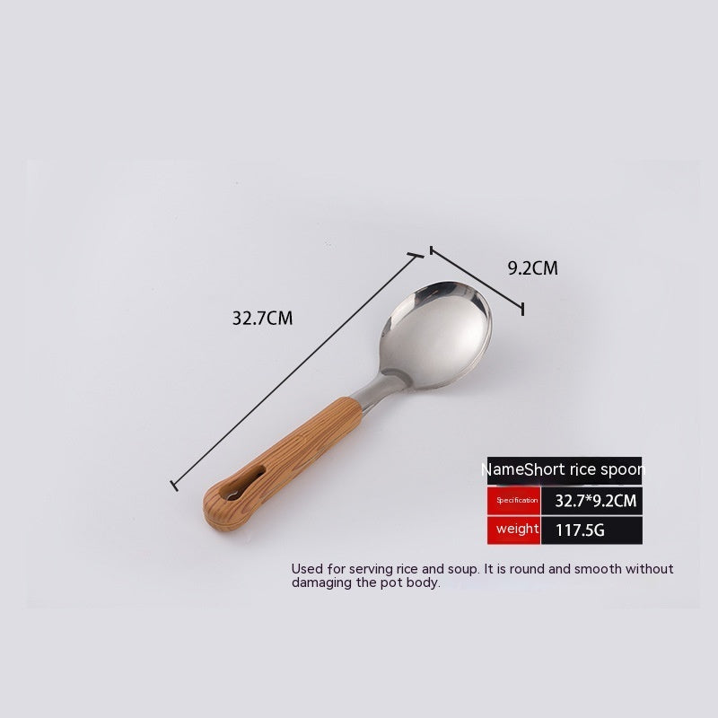 Stainless Steel Spatula And Soup Spoon Kitchen Utensils