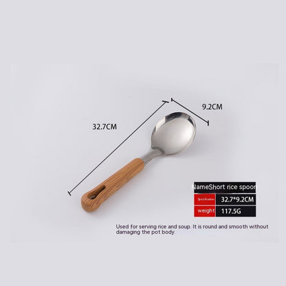 Stainless Steel Spatula And Soup Spoon Kitchen Utensils