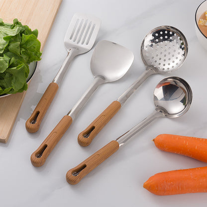 Stainless Steel Spatula And Soup Spoon Kitchen Utensils